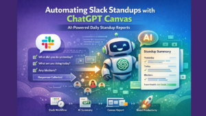 Automating Slack standups with ChatGPT Canvas